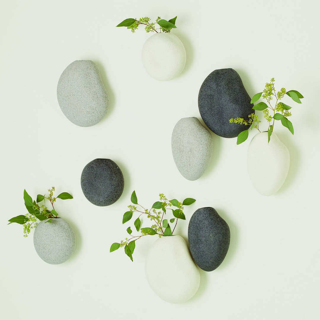 3 Piece Pebble Wall Vase Set
